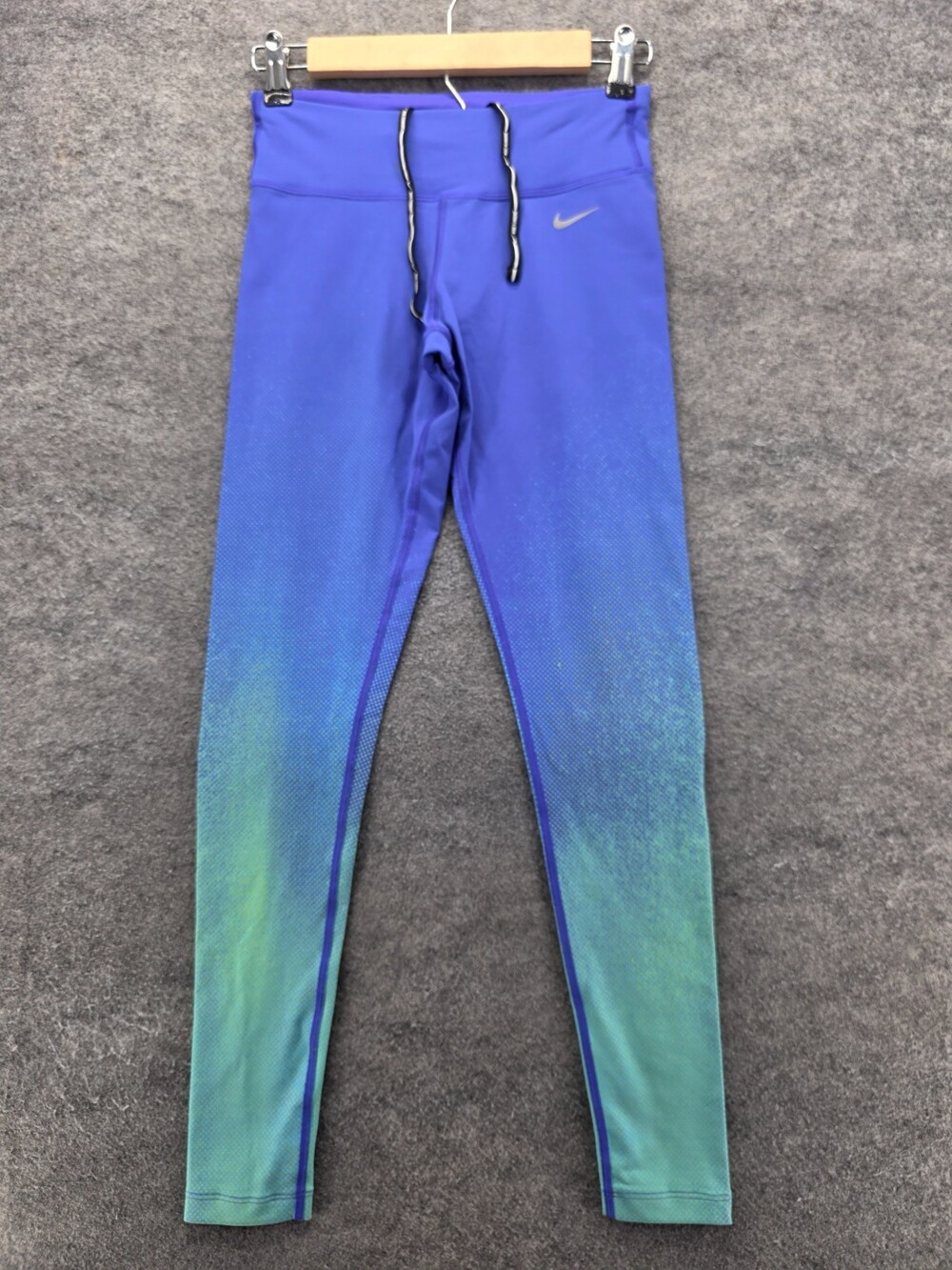 Nike Running Leggings Womens XS Dri-Fit Gradient Reflective Athletic